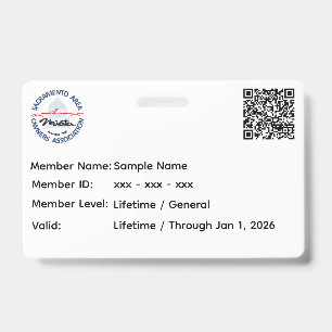 SAMOA Membership Card Badge