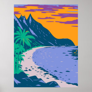 Samoa Ofu Beach Poster