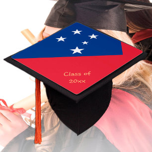 Samoa & Samoan Flag - Students / University Graduation Cap Topper