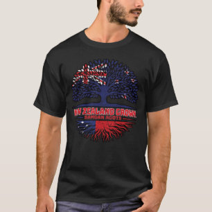Samoa Samoan New Zealander New Zealand Tree Roots T-Shirt