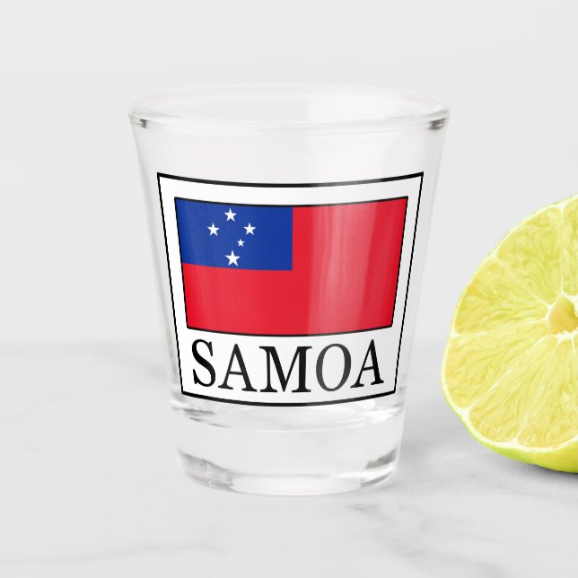 Samoa Shot Glass (Front)