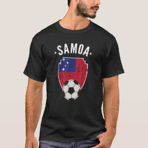 Samoa Soccer Samoa Flag Football Samoan Pride Root T-Shirt