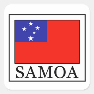 Samoa Square Sticker