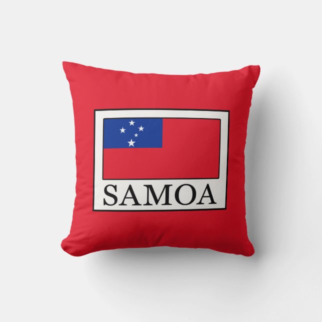 Samoa Throw Pillow (Front)