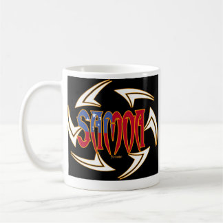 Samoa Tribal Black Coffee Mug