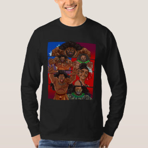 Samoan Aiga Pride Polynesian Maori Haka Dance Samo T-Shirt