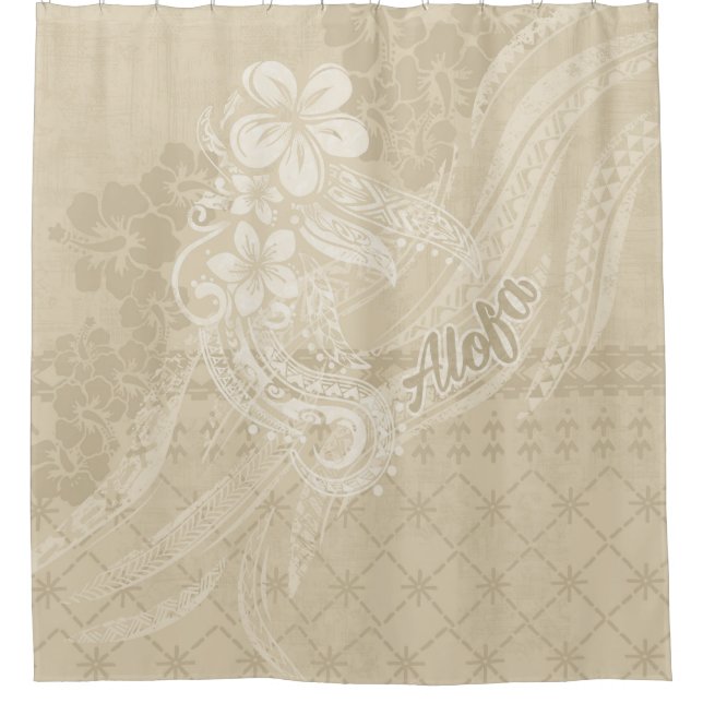 Samoan Alofa - Polynesian Bath Decor (Front)