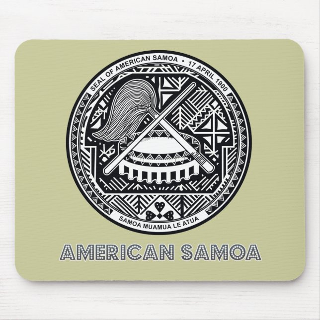 Samoan Emblem Mouse Pad (Front)