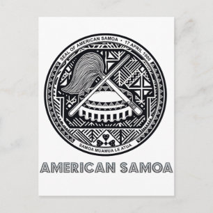 Samoan Emblem Postcard