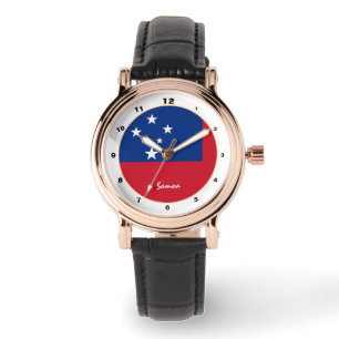 Samoan Flag & Samoa trendy fashion /design watch
