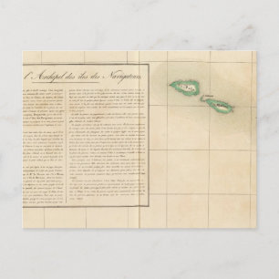 Samoan Islands Oceania no 41 Postcard