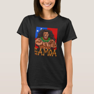 Samoan Pride Polynesian Warrior Samoa Flag Premium T-Shirt