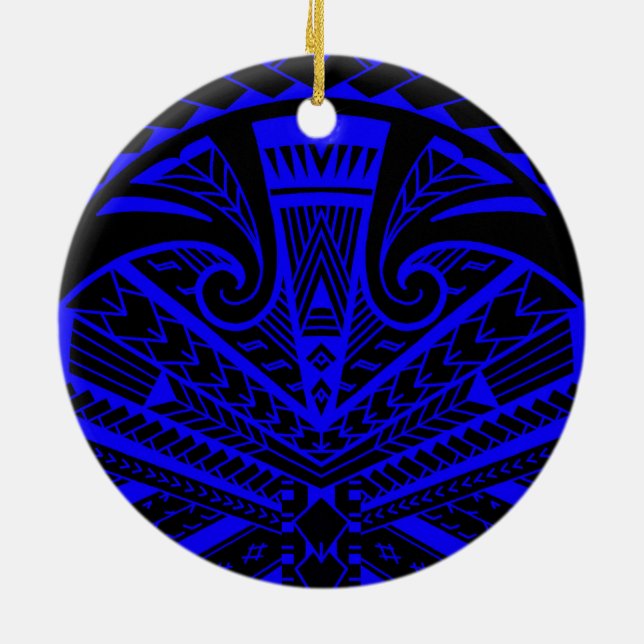 Samoan Sonny Bill Williams tattoo rugby player Ceramic Ornament (Back)