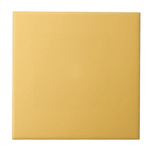 Samoan Sun Golden Yellow Solid Colour Print, Sunny Tile