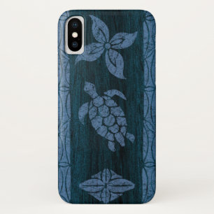 Samoan Tapa Hawaiian Faux Wood Surfboard Case-Mate iPhone Case