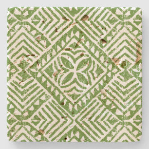 Samoan Tapa Hawaiian Tiki Bar Stone Coaters Coaster