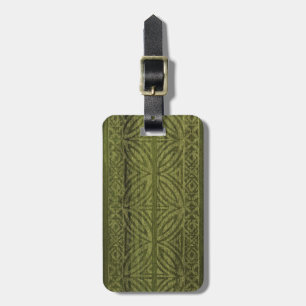 Samoan Tapa Surfboard Luggage Tags