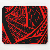 Samoan tribal tattoo design with spearheads