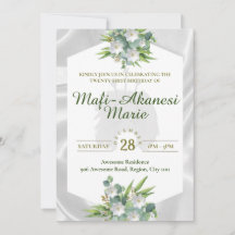 Samoan Tuiga 21e Invitation