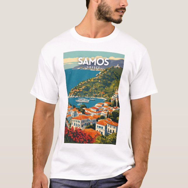 Samos Greece T-Shirt (Front)