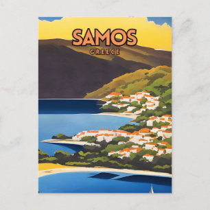 Samos Travel Postcard