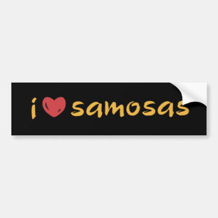 Samosa Love Bumper Sticker