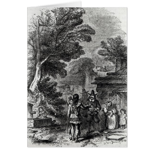 Samoset, le visiteur indien (Devant)