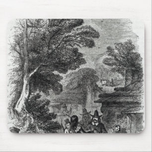 Samoset, the Indian Visitor Mouse Pad