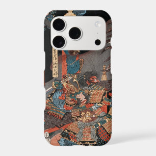 Samouraï Héros Yorimitsu : Art de gravure sur bois