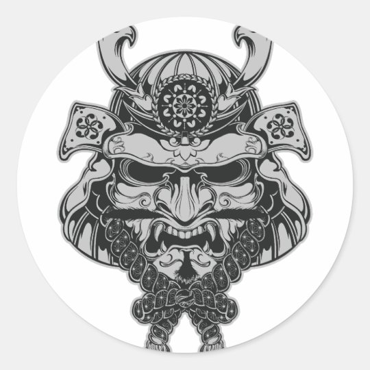 Samouraïs Sticker Rond