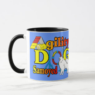 Samoyed Agility Gifts Mug