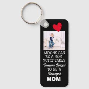 Samoyed...Best Mom Custom double-sided Keychain