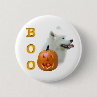 Samoyed Boo 2 Inch Round Button