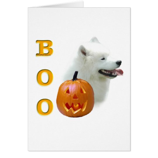 Samoyed Boo Card