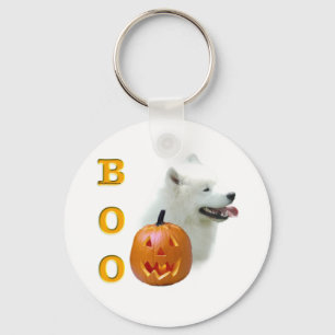 Samoyed Boo Keychain