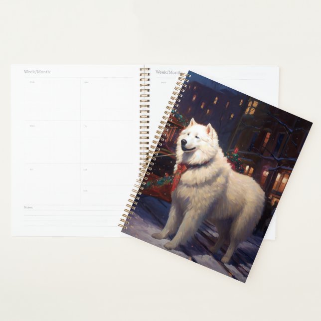 Samoyed Christmas Festive Season  Planner (Display)