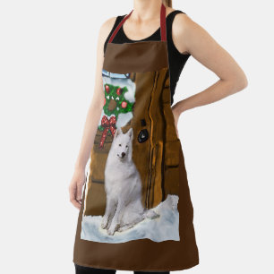 Samoyed Christmas Gifts Apron