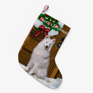 Samoyed Christmas Small Christmas Stocking