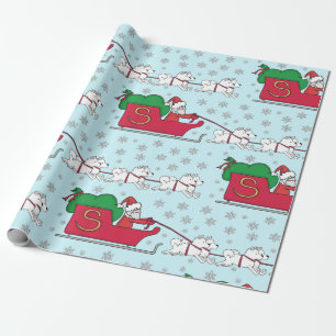 Samoyed Claus Wrapping Paper