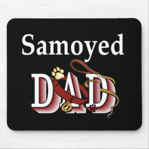 Samoyed Dad Gifts Mouse Pad