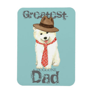 Samoyed Dad Magnet