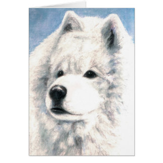 Samoyed Dog Blank Card