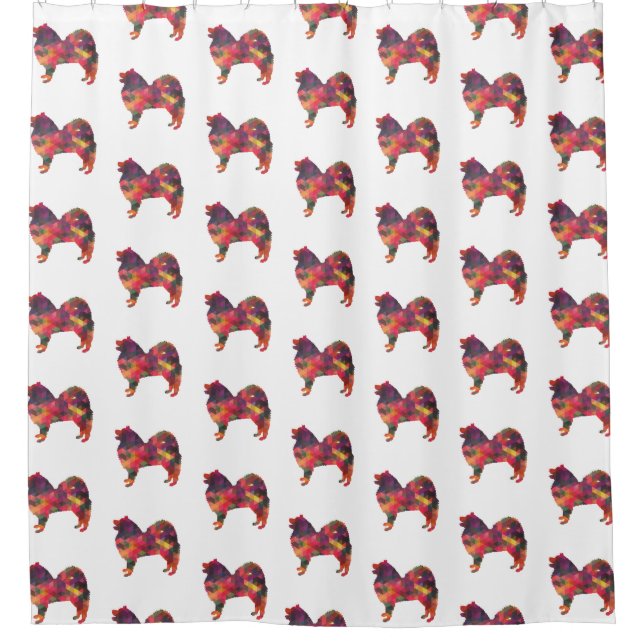 Samoyed Dog Breed Geo Silhouette Multi (Front)