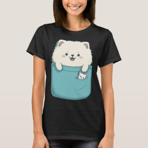 Samoyed Dog in your Pocket Dog 3 T-Shirt