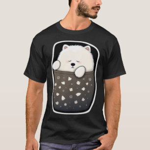 Samoyed Dog in your Pocket Dog 6 T-Shirt