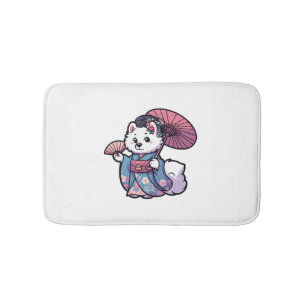 Samoyed Dog Kimono Bath Mat