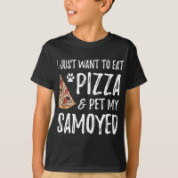 Samoyed Dog Lover Pizza Funny Dog Mom Gift
