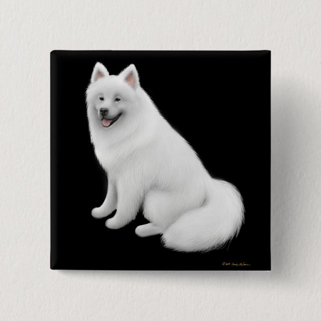 Samoyed Dog Pin (Front)