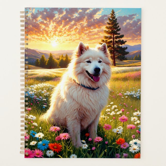 Samoyed Dog   Planner (Front)