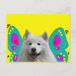 Samoyed Fairy Dogmother Postcard